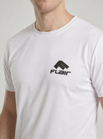 Заредете изображението в програмата за преглед на галерия, FLAIR SS26 Мъжка тениска 173001 Бяла, детайл | GetMorePower.bg
