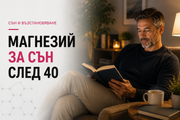 Магнезий за сън след 40 години – кой вид да изберем и кога да го приемаме