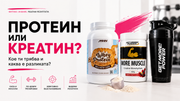 Протеин или креатин: кое ти трябва и каква е разликата?