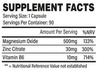 Заредете изображението в програмата за преглед на галерия, Trained by JP ZMA | Zinc, Magnesium &amp; B6 - 90 caps
