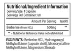 Заредете изображението в програмата за преглед на галерия, Trained by JP Berberine HCL 500 mg - 60 caps

