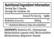 Trained by JP Berberine HCL 500 mg - 60 caps