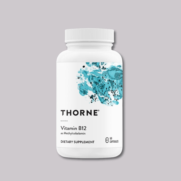 Thorne Vitamin B12 – активен метилкобаламин 1000 mcg, 60 капсули