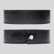 Трибойски кожен колан с карбоново покритие Gorilla Wear 4 Inch Carbon Leather Lever Belt – Black