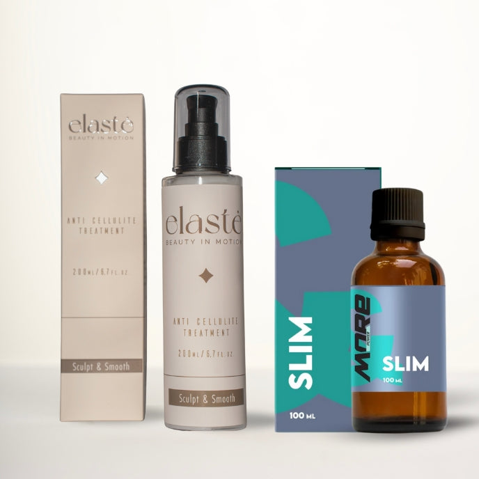 Антицелулитен гел Elasté Sculpt & Smooth + подарък MORE POWER NUTRITION Slim