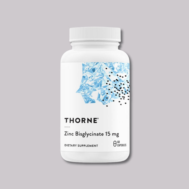 Thorne Zinc Bisglycinate – цинк (бисглицинат) 15 mg, 60 капсули