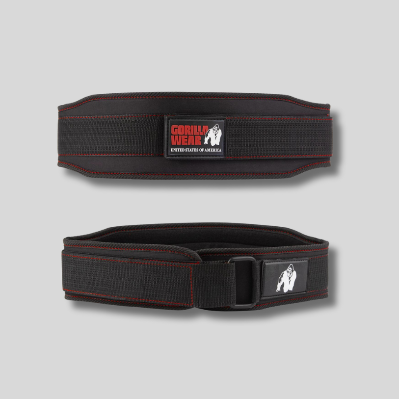 Дамски колан 4 Inch Women’s Lifting Belt – Black/Red Stitched