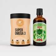Протокол Памет & Концентрация — Ниво 1 (BASIC) с GO FITNESS Super Omega 3 и Cvetita Herbal Ginkgo Biloba Max