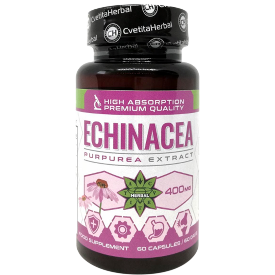 Cvetita Herbal Echinacea Extract – екстракт от ехинацея, 30 капсули х 400 mg