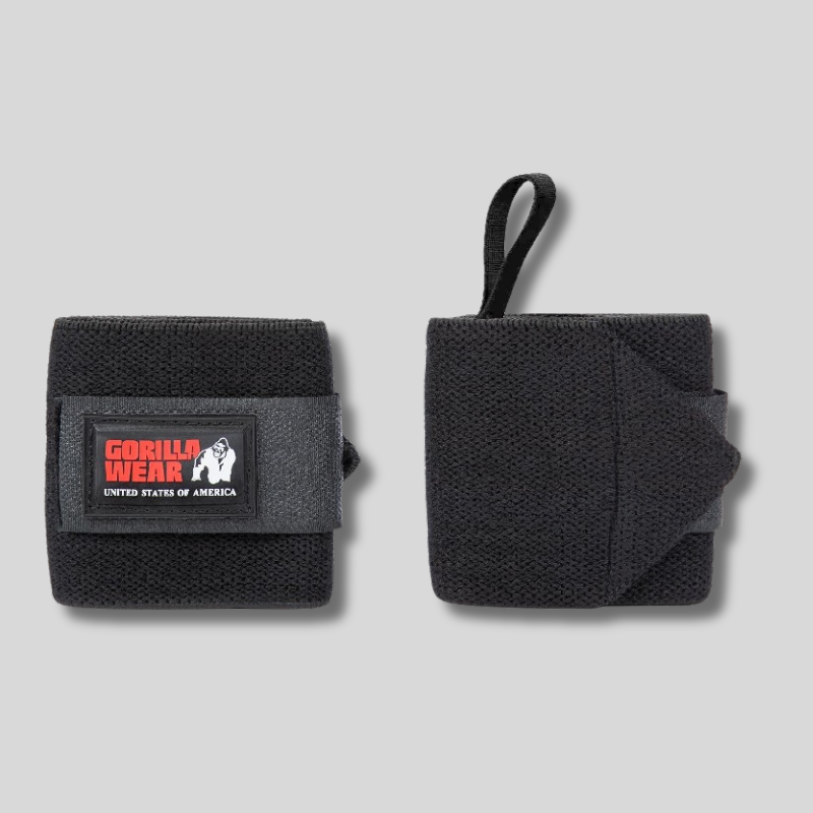Ластични бинтове за китки Wrist Wraps BASIC – Black/Red