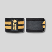 Ластични бинтове за крака Knee Wraps – Black/Gold – 200/250cm