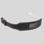 Заредете изображението в програмата за преглед на галерия, Кожен колан 4 Inch Padded Leather Belt – Black/Gray
