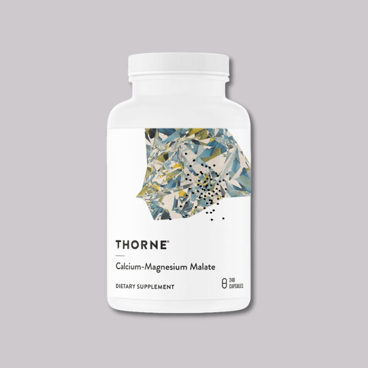 Thorne Calcium-Magnesium Malate – калций и магнезий за кости и мускули, 240 капсули
