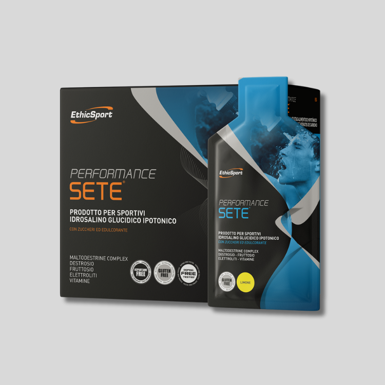 EthicSport Performance SETE Carbs & Electrolytes Sachets - Опаковка 14 бр. / 1 бр. / 22 гр.