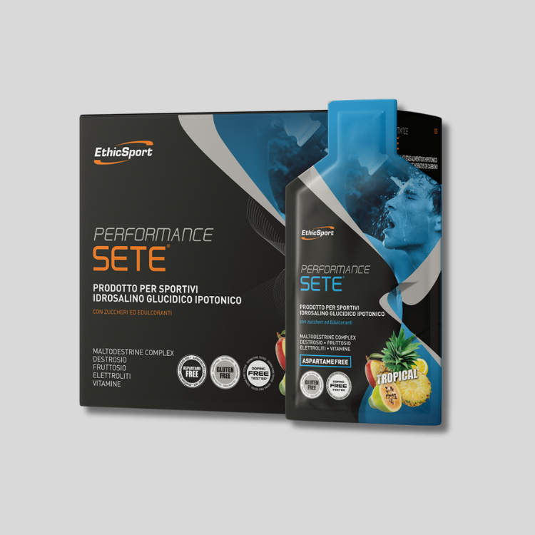 EthicSport Performance SETE Carbs & Electrolytes Sachets - Опаковка 14 бр. / 1 бр. / 22 гр.