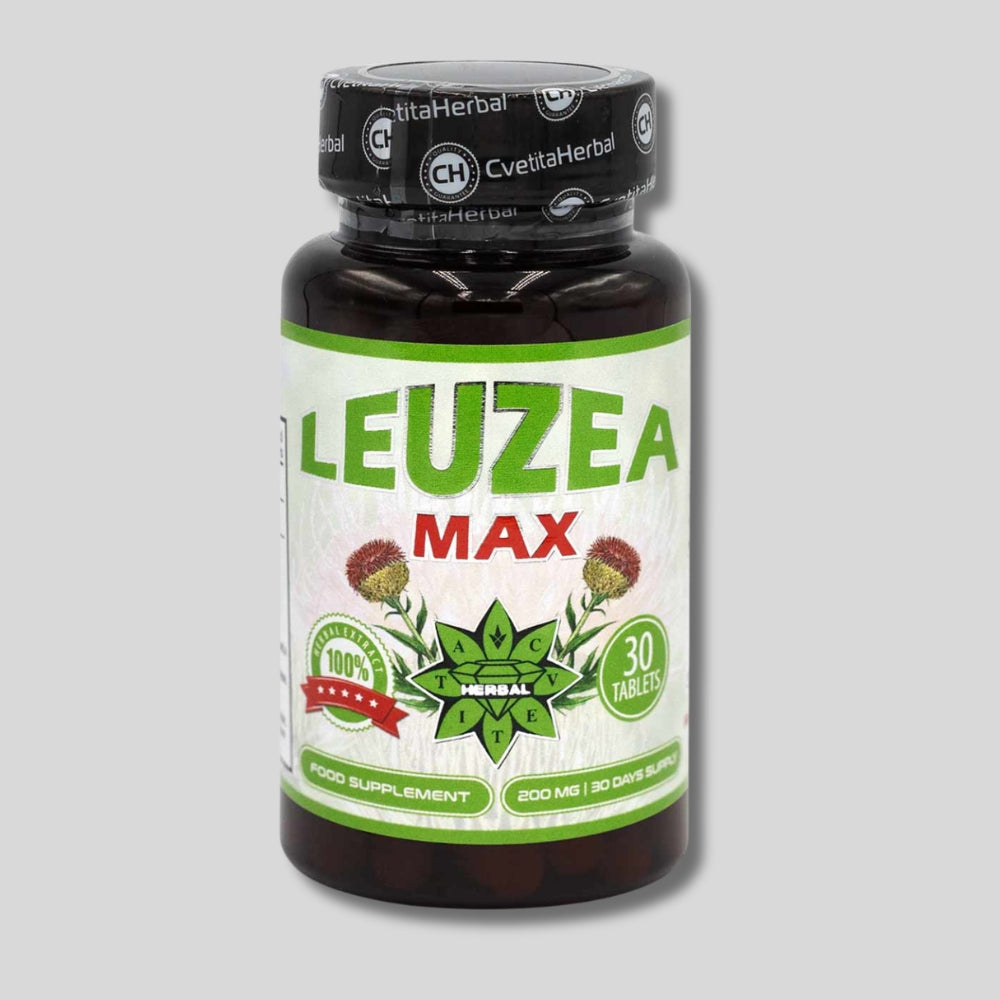 Cvetita Herbal -  Leuzea Max / Левзея Макс Таблетки (30/60 табл.) - GetMorePower.bg