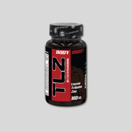 Cvetita Herbal TLZ Трибулус, Левзея, Цинк –  100 табл. - GetMorePower.bg