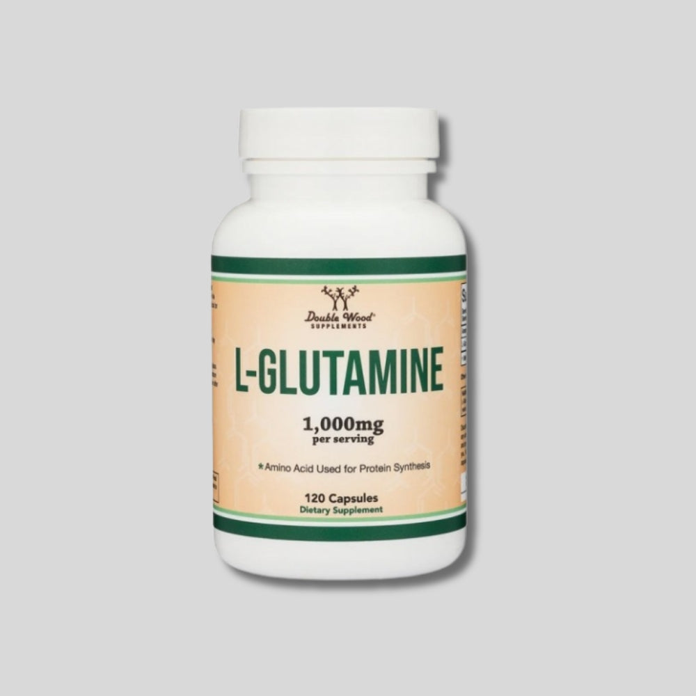 Double Wood - L-Glutamine 500 mg – Мускулна Сила, Възстановяване и Имунна Подкрепа - GetMorePower.bg