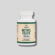 Double Wood - Methylfolate (5-MTHF) /  Метилфолат 1000 mcg – Подкрепа за Нервната Система, Мозъка и Метилирането - 1000 µg, 120 капсули за четиримесечен прием - GetMorePower.bg