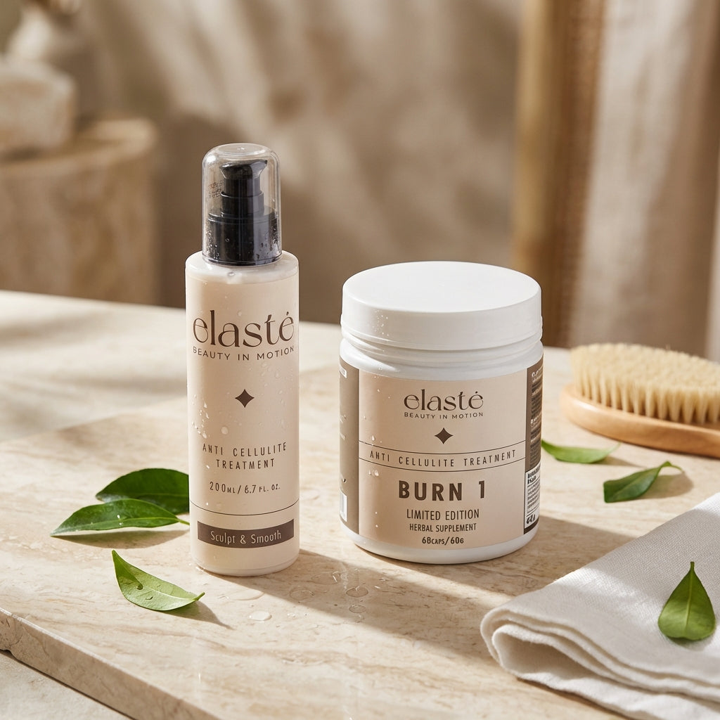 Антицелулитен гел Elasté Sculpt & Smooth  + BURN1 Фет Бърнър - GetMorePower.bg