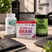 Протокол Енергия & Фокус – Ниво 3 ADVANCED с Active Brain, Rhodiola и Ashwa+ KSM-66 в premium среда за фокус и продуктивност