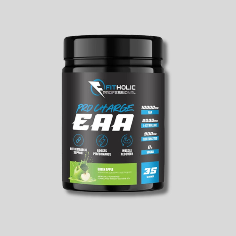 Fitholic Professional Pro Charge EAA Essential Amino Acids 560 гр / 35 дози - GetMorePower.bg