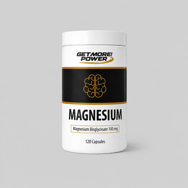 GET MORE! POWER Магнезий Бисглицинат | Magnesium Bisglycinate 100 mg – 120 капсули
