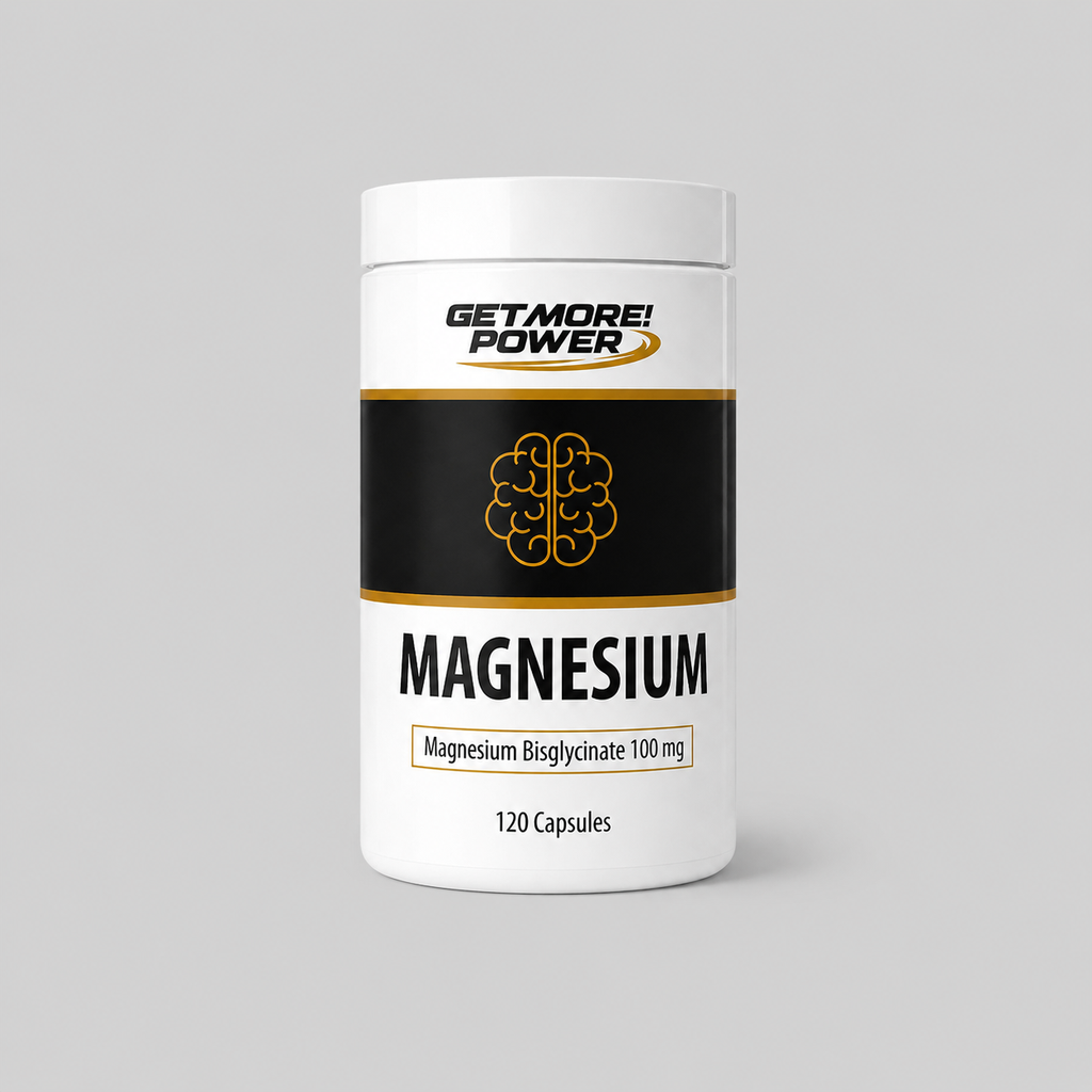 GET MORE! POWER Магнезий Бисглицинат | Magnesium Bisglycinate 100 mg – 120 капсули