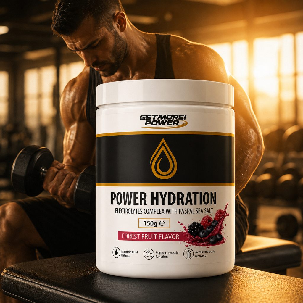 GET MORE! POWER Power Hydration | Electrolytes Complex with Paspal Sea Salt – 150 g