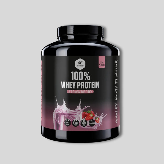GO FITNESS 100% Whey Protein - 2200g - GetMorePower.bg