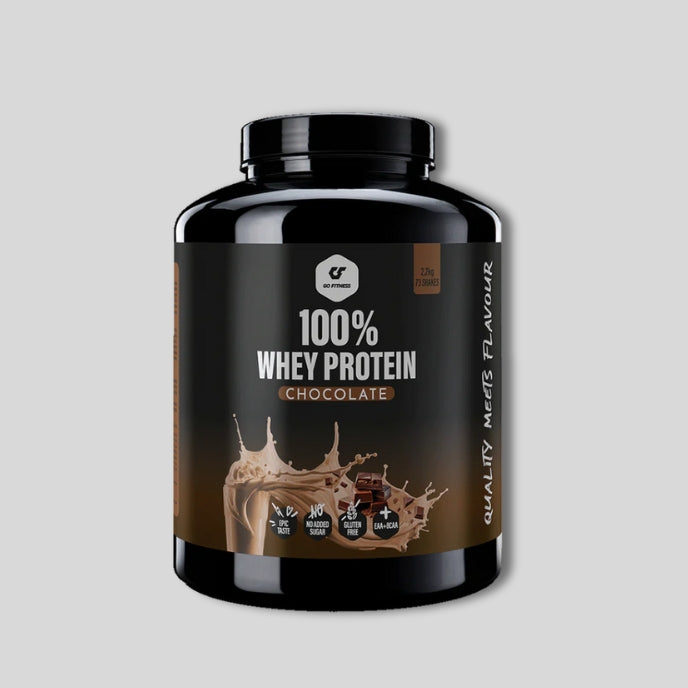 GO FITNESS 100% Whey Protein - 2200g - GetMorePower.bg
