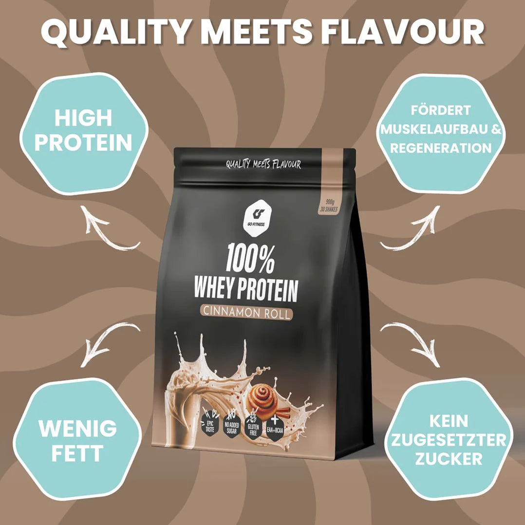GO FITNESS 100% Whey Protein 400/900 g. - GetMorePower.bg