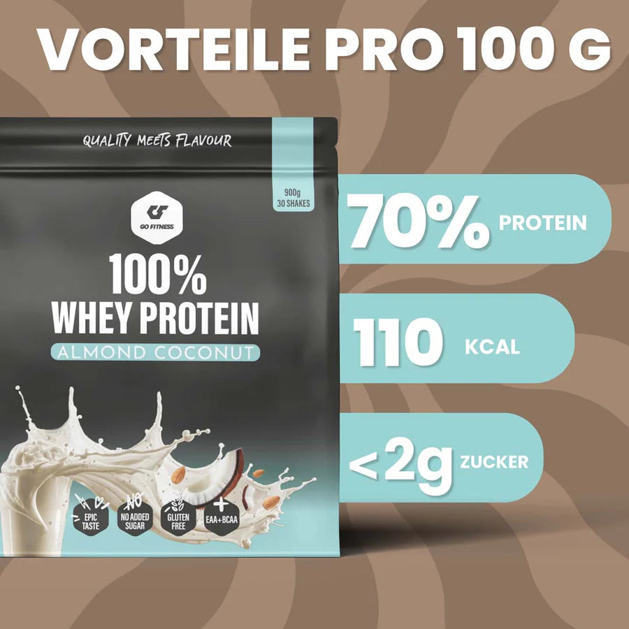 GO FITNESS 100% Whey Protein 400/900 g. - GetMorePower.bg