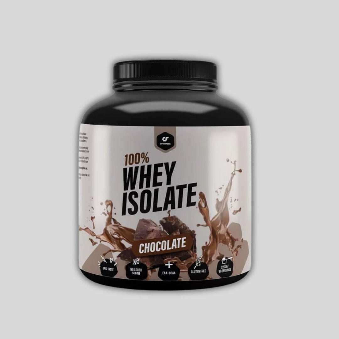 GO FITNESS 100% Whey Protein Isolate 2200g - GetMorePower.bg