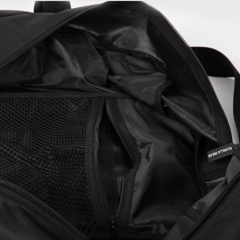 GORILLA WEAR 2 в 1 спортен сак и раница Norris Hybrid Gym Bag/Backpack – Black - GetMorePower.bg