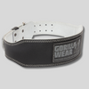 GORILLA WEAR Кожен колан 4 Inch Padded Leather Belt – Black/Gray - GetMorePower.bg