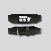 GORILLA WEAR Кожен колан 4 Inch Padded Leather Lifting Belt – Anthracite - GetMorePower.bg