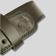GORILLA WEAR Кожен колан 4 Inch Padded Leather Lifting Belt – Army Green - GetMorePower.bg