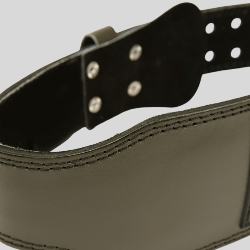 GORILLA WEAR Кожен колан 4 Inch Padded Leather Lifting Belt – Army Green - GetMorePower.bg