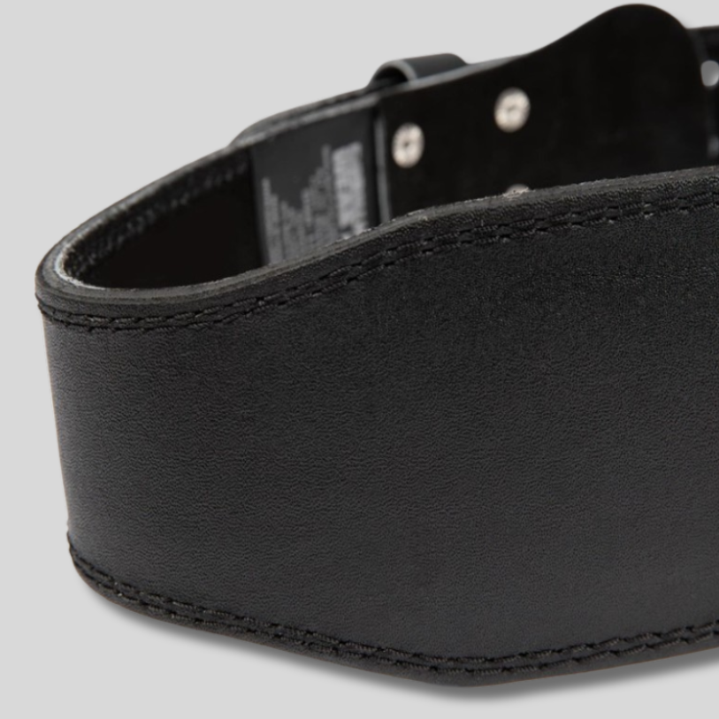GORILLA WEAR Кожен колан 4 Inch Padded Leather Lifting Belt – Black/Red - GetMorePower.bg