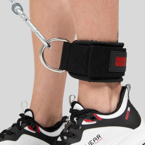 GORILLA WEAR Наглезенки за скрипец Ankle Straps – Black - GetMorePower.bg