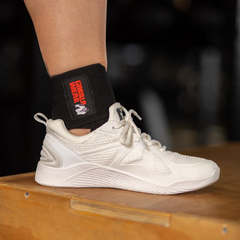GORILLA WEAR Ластични бинтове за глезени Ankle Wraps – Black - GetMorePower.bg