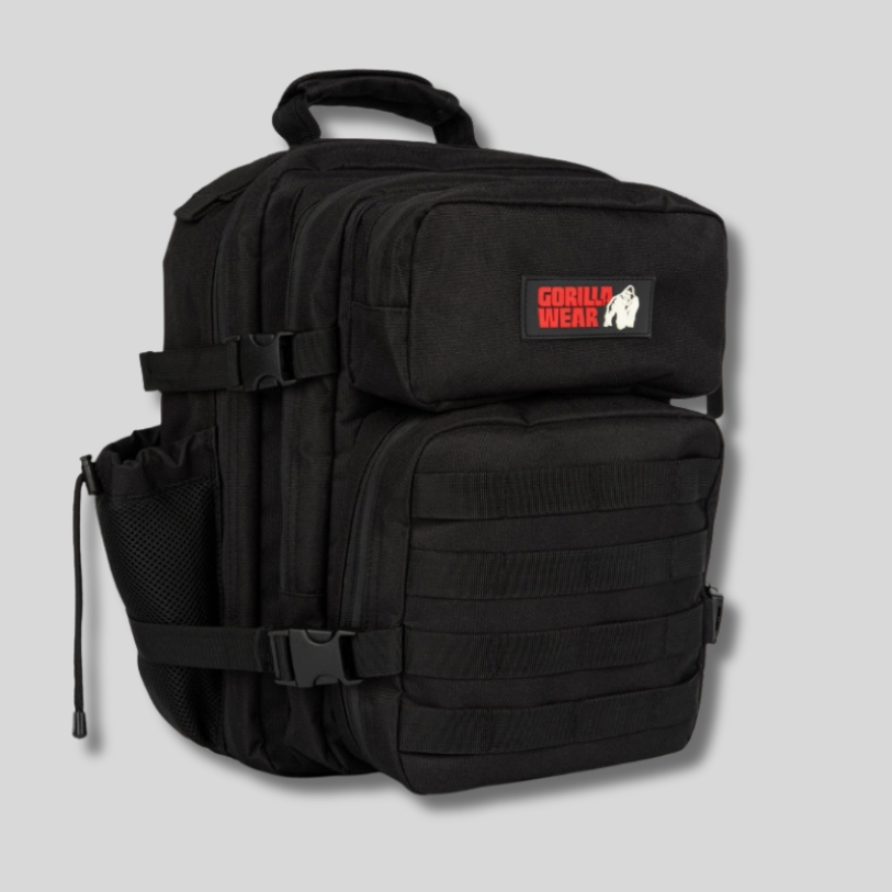 GORILLA WEAR Раница с кутии за храна и охладител Clyde Meal Prep Backpack – Black - GetMorePower.bg