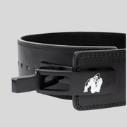 GORILLA WEAR Трибойски кожен колан с карбоново покритие Gorilla Wear 4 Inch Carbon Leather Lever Belt – Black - GetMorePower.bg