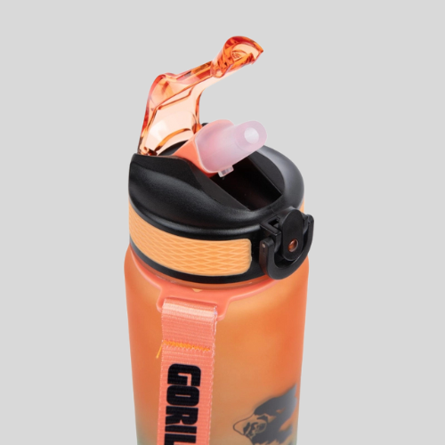 GORILLA WEAR Gradient Water Bottle 1000ML – Green/Orange - GetMorePower.bg