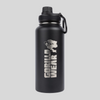 GORILLA WEAR Термос от неръждаема стомана Insulated Stainless Steel Water Bottle 1000ML – Black - GetMorePower.bg