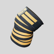GORILLA WEAR Ластични бинтове за крака Knee Wraps – Black/Gold – 200/250cm - GetMorePower.bg