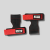 GORILLA WEAR Накитници с гумирана подложка Lifting Grips – Black/Red - GetMorePower.bg