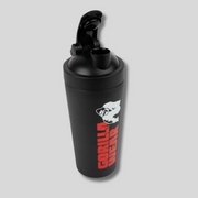 GORILLA WEAR Шейкър от неръждаема стомана Metal Shaker 740ML – Black - GetMorePower.bg