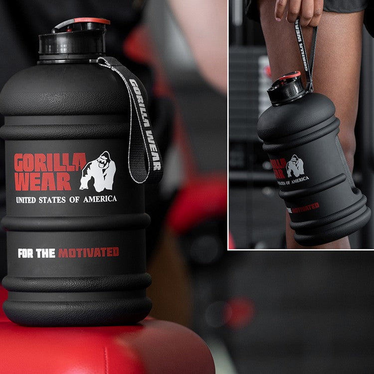 GORILLA WEAR Туба за вода Water Jug 2.2L – Black - GetMorePower.bg